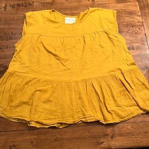 Sweet ruffled shirt from Anthropologie